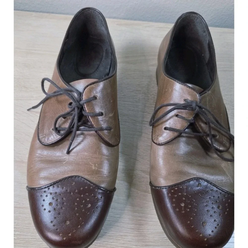 1883 by Wolverine Leather‎ Oxford Shoes Brown Cap Toe Lace Up Size 10